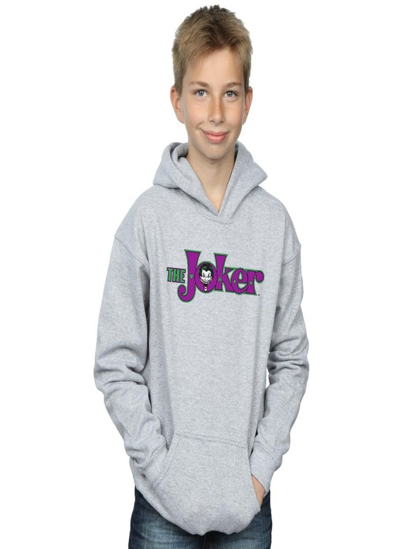 DC Comics - Sweat à capuche Gris chiné - Kiabi