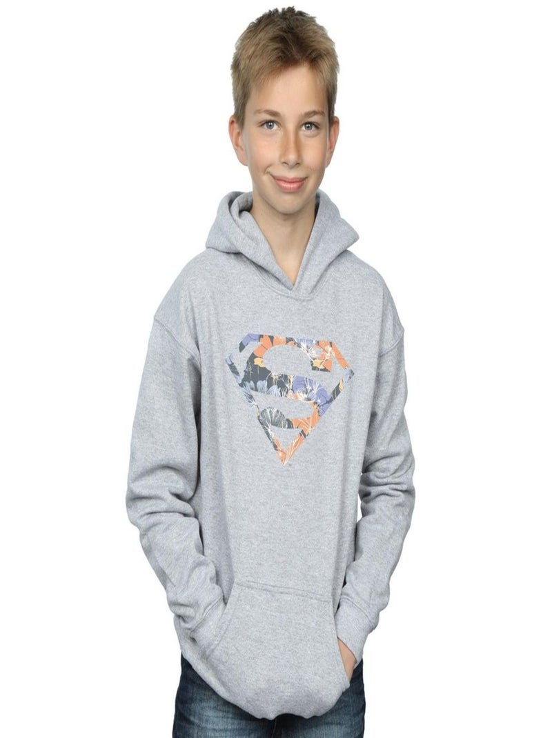 DC Comics - Sweat à capuche Gris chiné - Kiabi