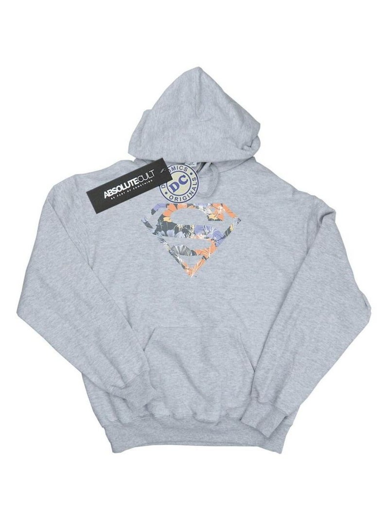 DC Comics - Sweat à capuche Gris chiné - Kiabi
