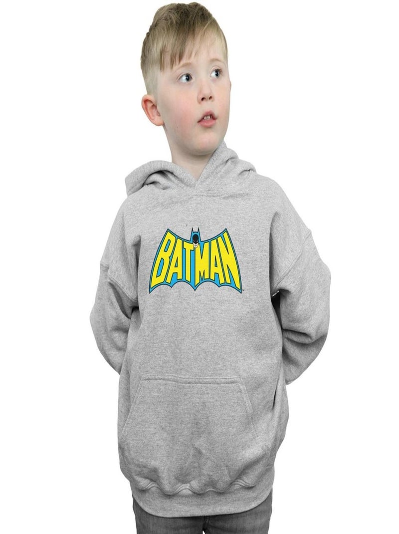 DC Comics - Sweat à capuche Gris chiné - Kiabi