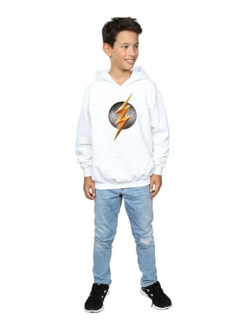 DC Comics - Sweat à capuche JUSTICE LEAGUE Blanc - Kiabi