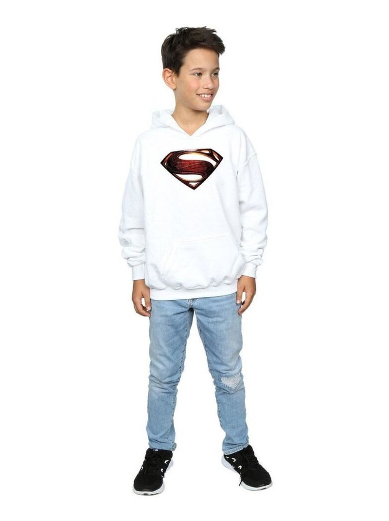 DC Comics - Sweat à capuche JUSTICE LEAGUE Blanc - Kiabi