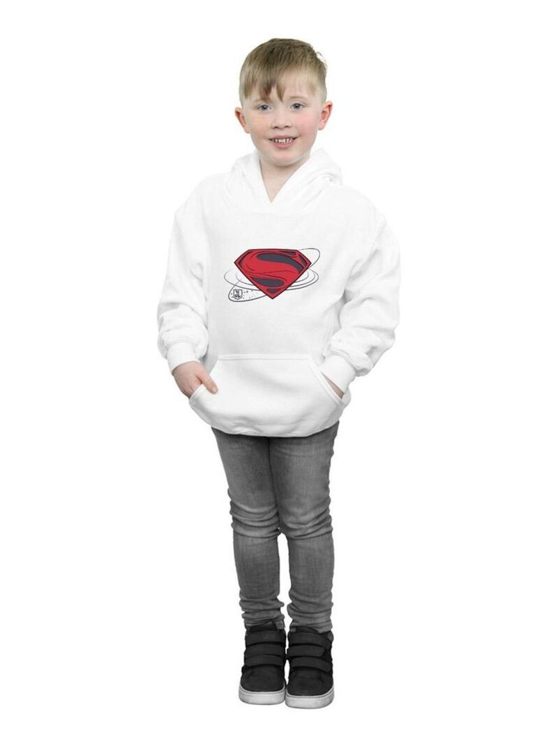 DC Comics - Sweat à capuche JUSTICE LEAGUE Blanc - Kiabi