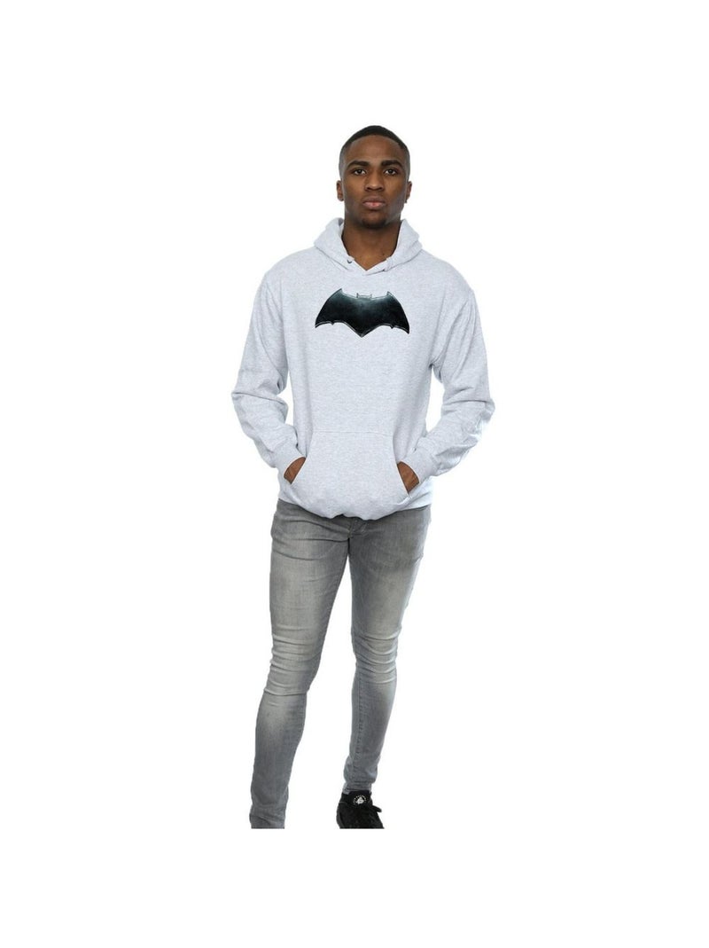 DC Comics - Sweat à capuche JUSTICE LEAGUE Gris chiné - Kiabi