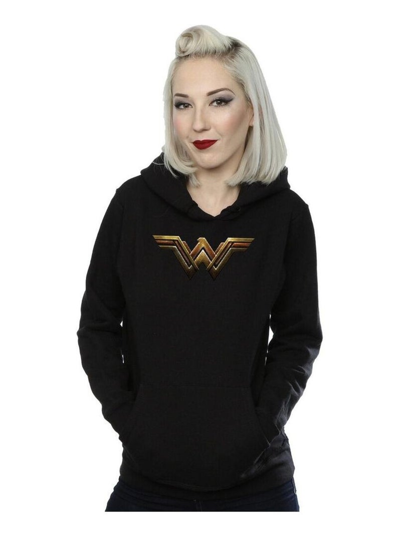 DC Comics - Sweat à capuche JUSTICE LEAGUE Noir - Kiabi