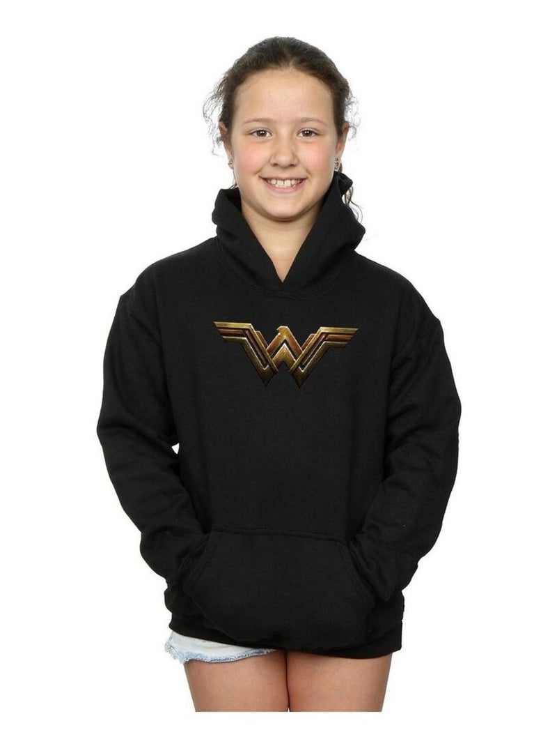 DC Comics - Sweat à capuche JUSTICE LEAGUE Noir - Kiabi
