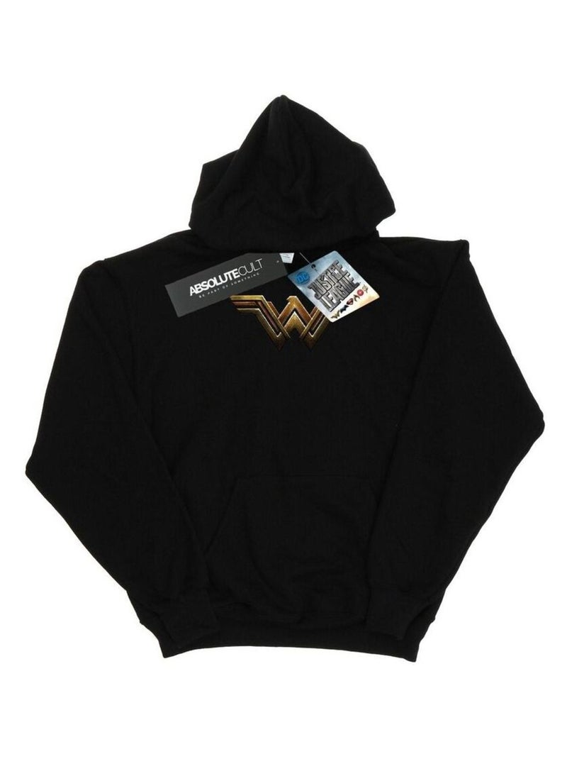 DC Comics - Sweat à capuche JUSTICE LEAGUE Noir - Kiabi