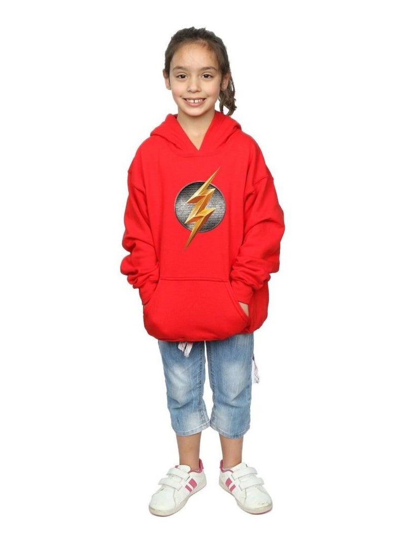DC Comics - Sweat à capuche JUSTICE LEAGUE Rouge - Kiabi