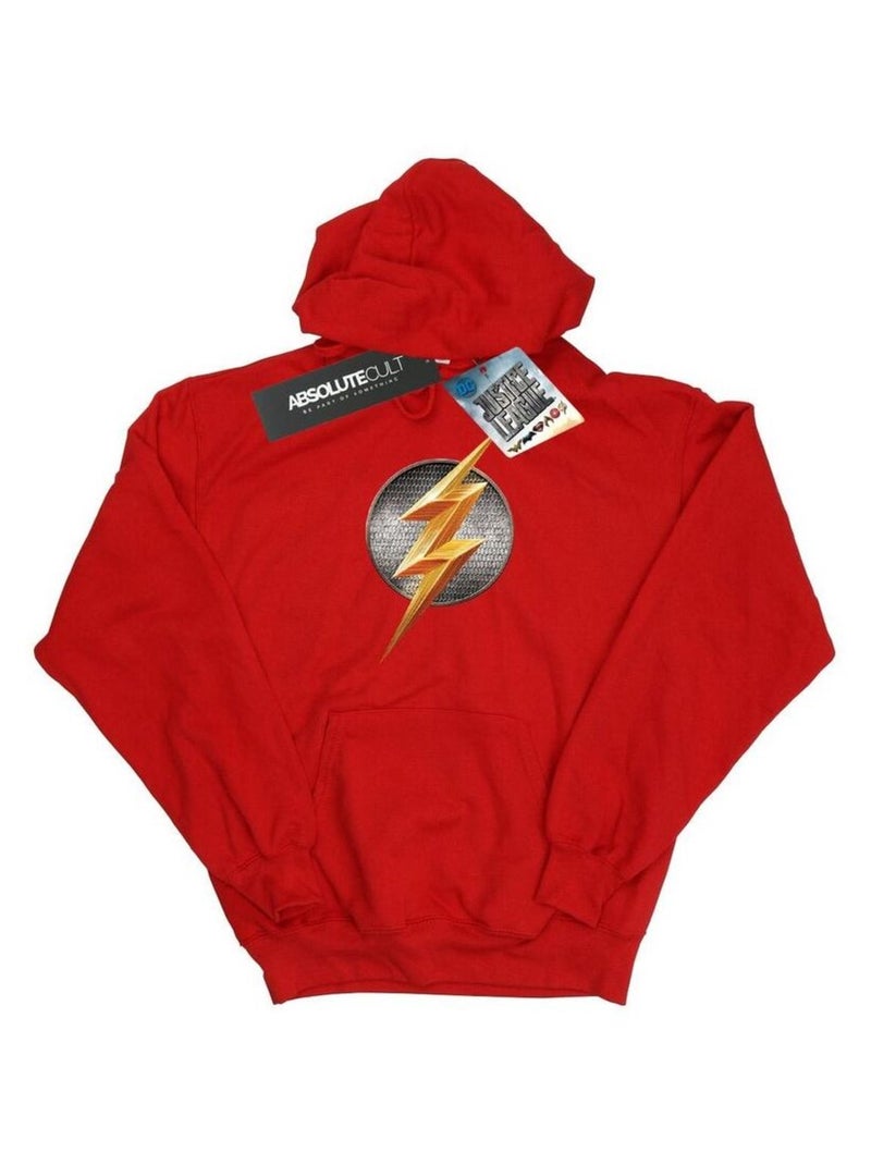 DC Comics - Sweat à capuche JUSTICE LEAGUE Rouge - Kiabi