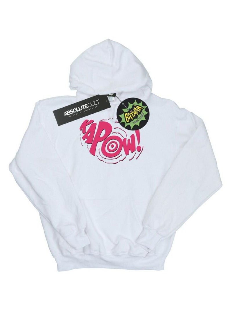 DC Comics - Sweat à capuche KAPOW Blanc - Kiabi