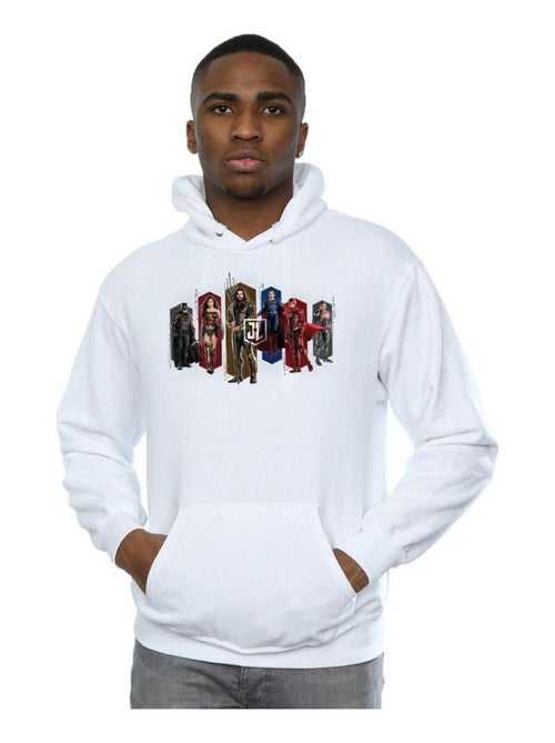 DC Comics - Sweat à capuche La Ligue des Justiciers - Kiabi