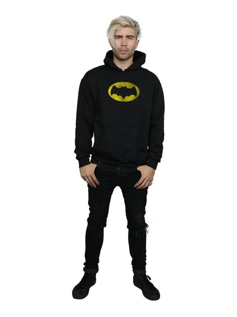 DC Comics - Sweat à capuche motif Batman motif/style logo Noir - Kiabi