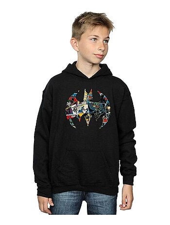 DC Comics - Sweat à capuche motif Batman style bande dessinée