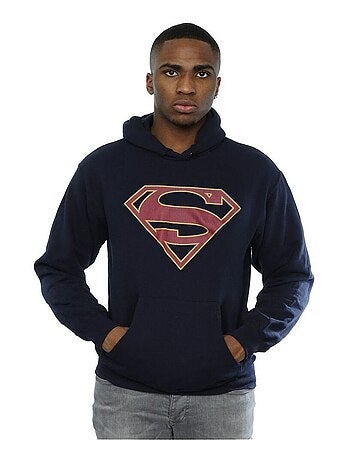 DC Comics - Sweat à capuche motif Supergirl motif/style logo