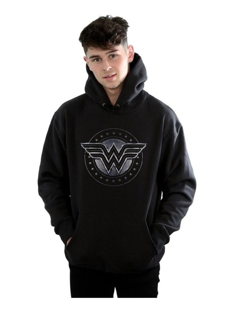 DC Comics - Sweat à capuche Noir - Kiabi