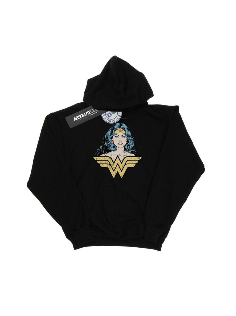 DC Comics - Sweat à capuche Noir - Kiabi