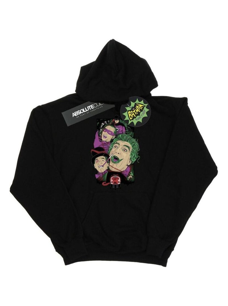 DC Comics - Sweat à capuche ROGUES GALLERY Noir - Kiabi