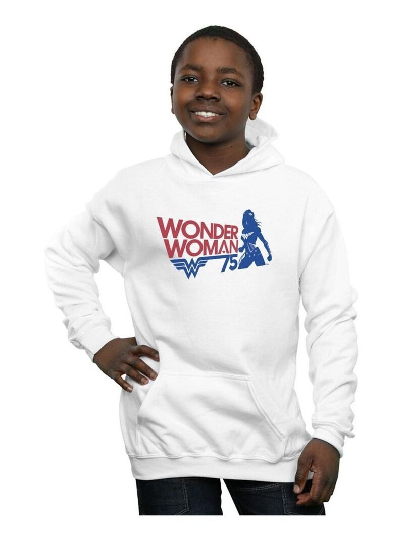DC Comics - Sweat à capuche SEVENTY FIVE Blanc - Kiabi