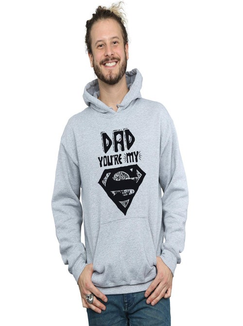 DC Comics - Sweat à capuche SUPER DAD - Kiabi