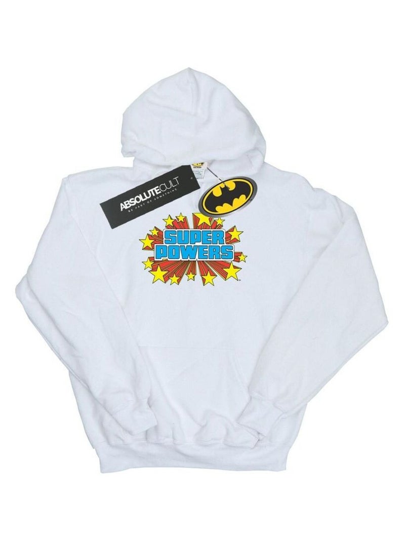 DC Comics - Sweat à capuche SUPER POWERS Blanc - Kiabi