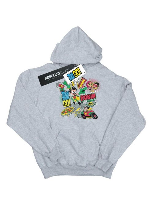 DC Comics - Sweat à capuche Teen Titans Go! - Kiabi