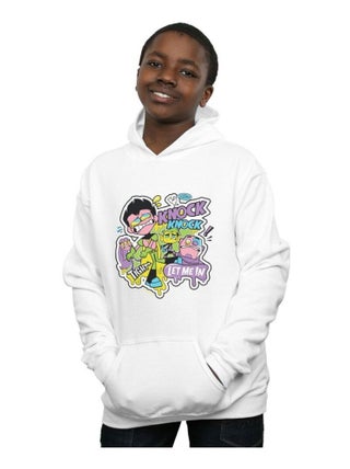 DC Comics - Sweat à capuche TEEN TITANS GO KNOCK KNOCK