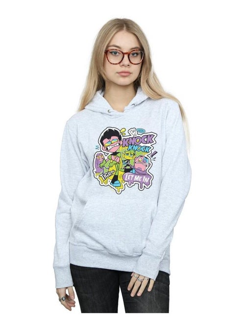 DC Comics - Sweat à capuche Teen Titans Go! KNOCK KNOCK - Kiabi