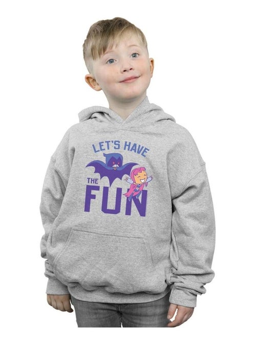 DC Comics - Sweat à capuche TEEN TITANS GO LET'S HAVE THE FUN - Kiabi DC Comics - Sweat à capuche TEEN TITANS GO LET'S HAVE THE FUN - Kiabi