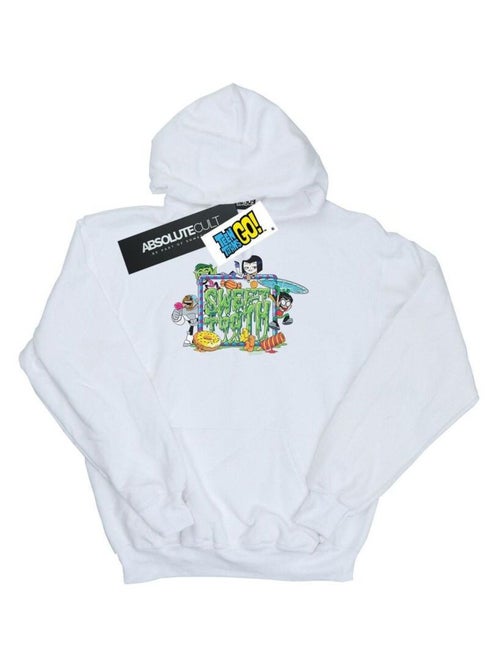 DC Comics - Sweat à capuche TEEN TITANS GO SWEET TOOTH - Kiabi DC Comics - Sweat à capuche TEEN TITANS GO SWEET TOOTH - Kiabi