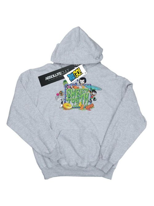 DC Comics - Sweat à capuche TEEN TITANS GO SWEET TOOTH - Kiabi DC Comics - Sweat à capuche TEEN TITANS GO SWEET TOOTH - Kiabi
