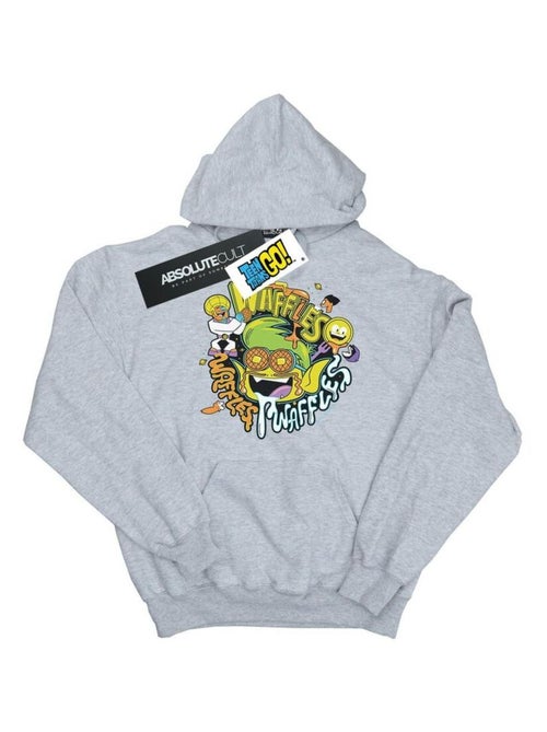 DC Comics - Sweat à capuche TEEN TITANS GO WAFFLE MANIA - Kiabi DC Comics - Sweat à capuche TEEN TITANS GO WAFFLE MANIA - Kiabi