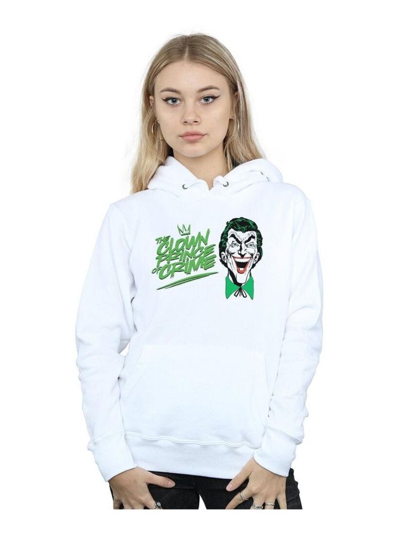 DC Comics - Sweat à capuche THE CLOWN PRINCE OF CRIME Blanc - Kiabi