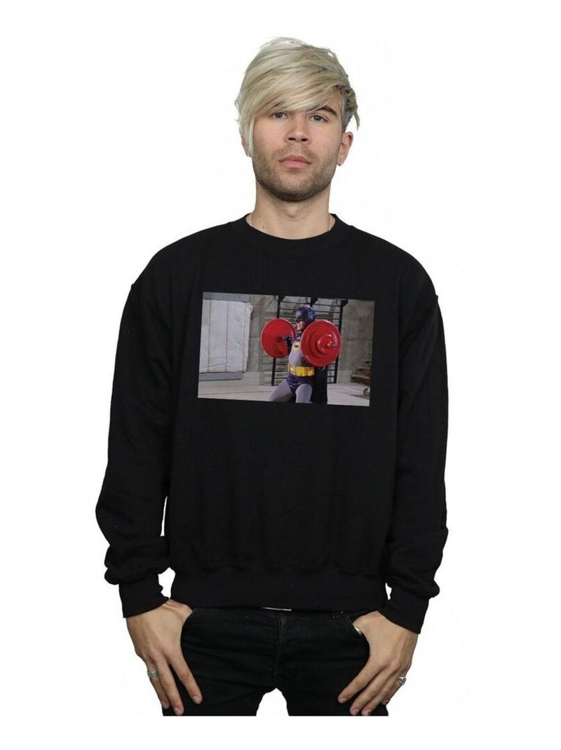 DC Comics - Sweat BATMAN TV SERIES BAT GAINS Noir - Kiabi