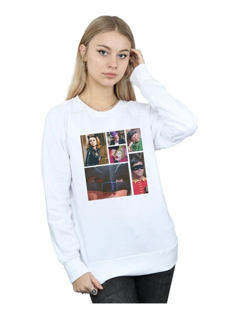 DC Comics - Sweat BATMAN TV SERIES Blanc - Kiabi