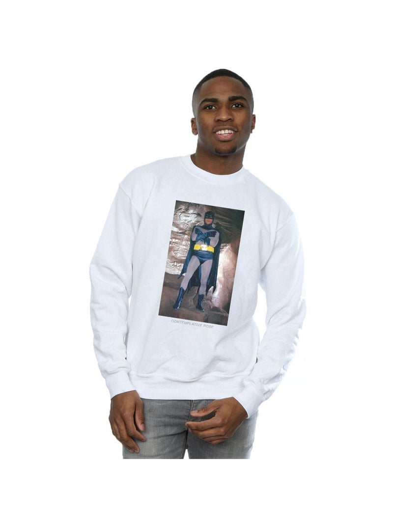 DC Comics - Sweat BATMAN TV SERIES Blanc - Kiabi