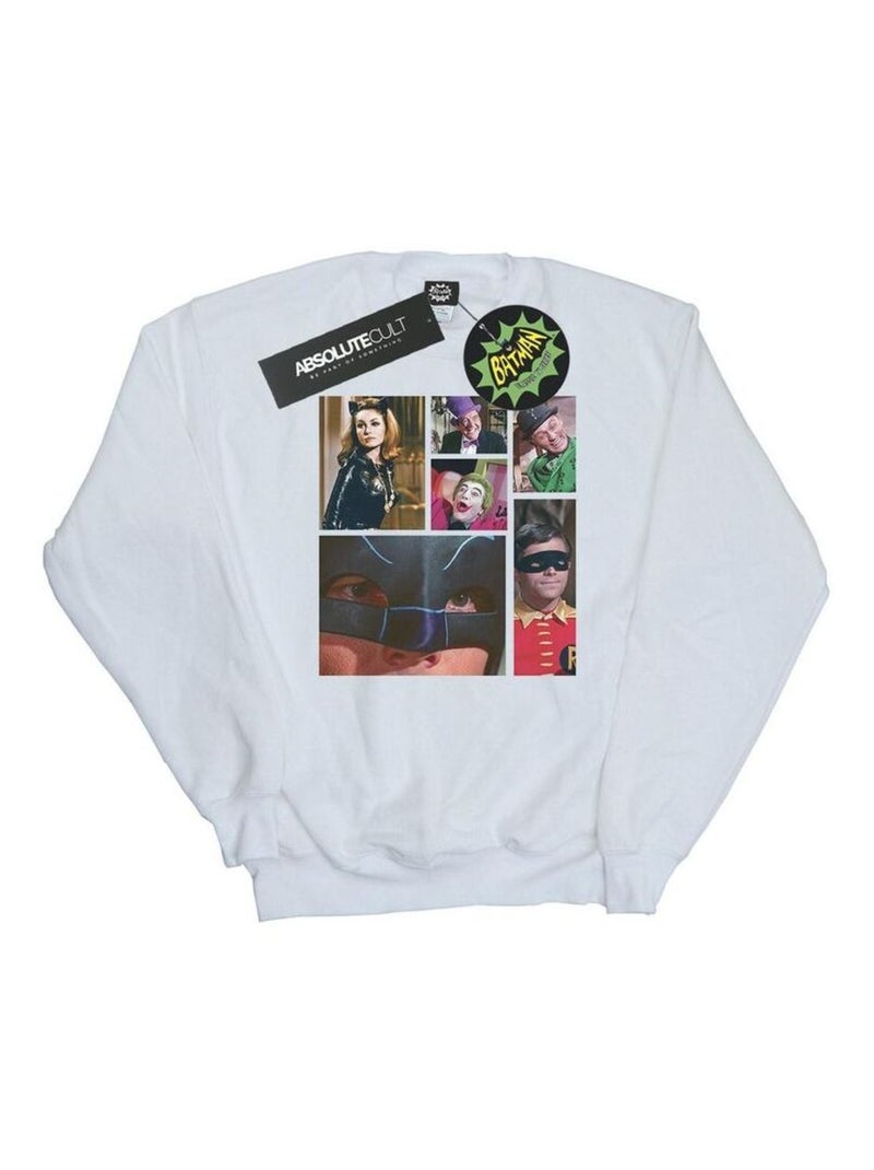 DC Comics - Sweat BATMAN TV SERIES Blanc - Kiabi