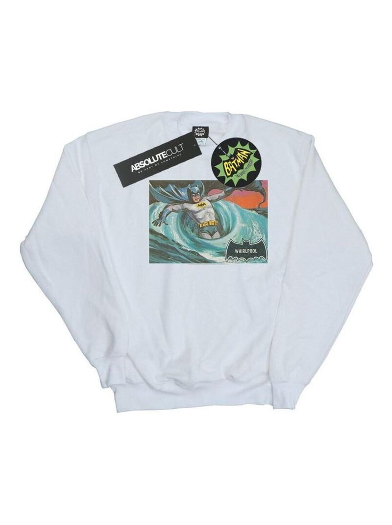 DC Comics - Sweat BATMAN TV SERIES Blanc - Kiabi