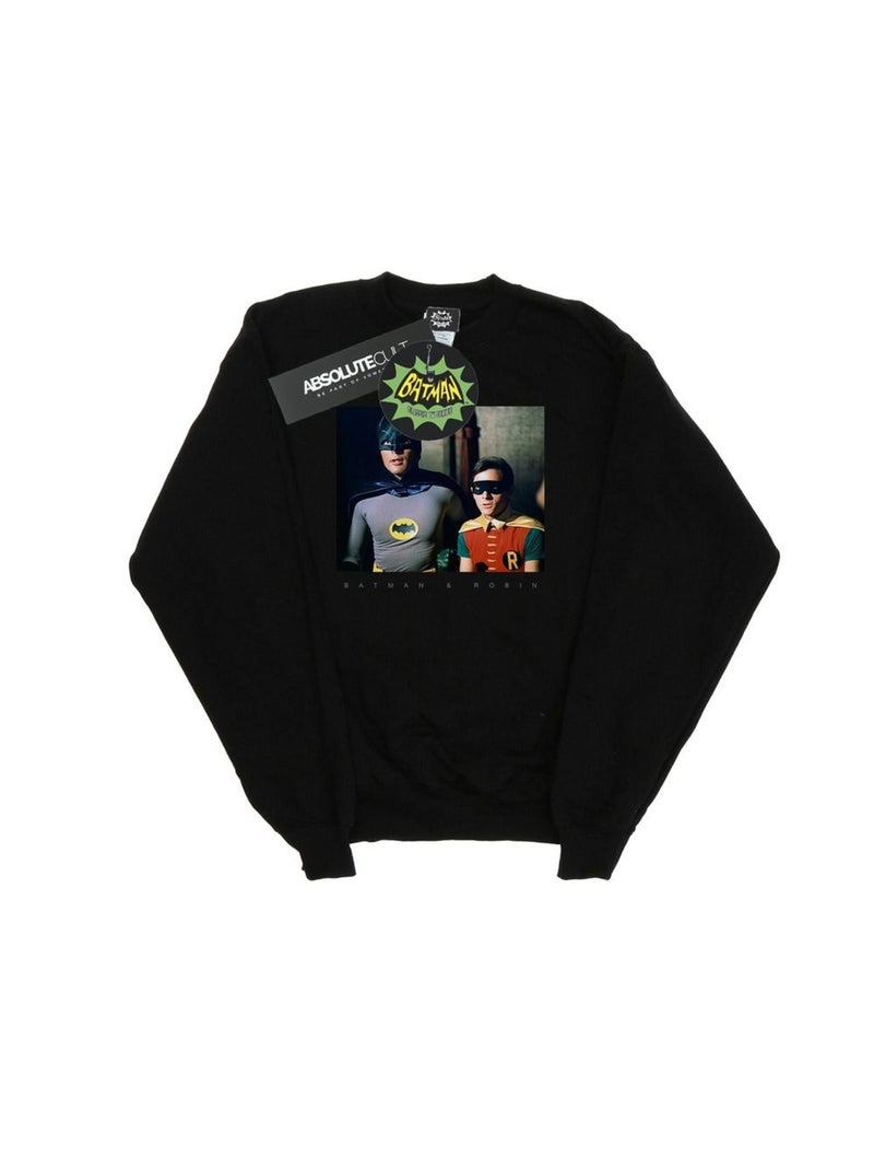 DC Comics - Sweat BATMAN TV SERIES DYNAMIC DUO Noir - Kiabi