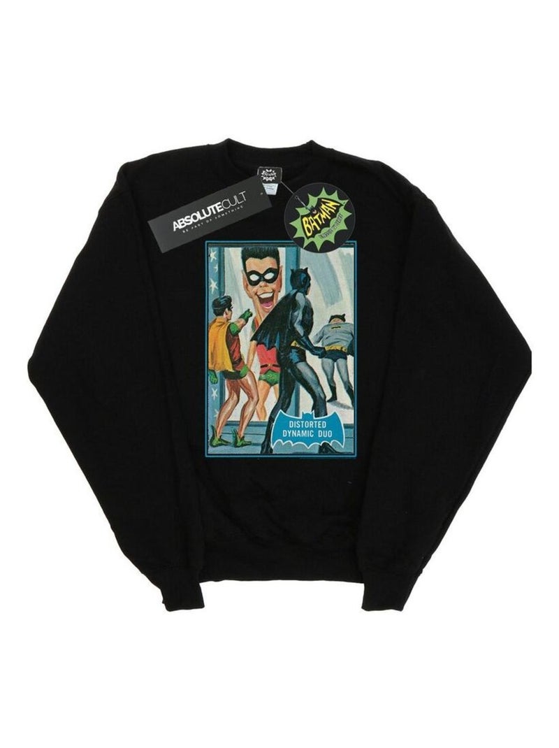 DC Comics - Sweat BATMAN TV SERIES DYNAMIC DUO Noir - Kiabi