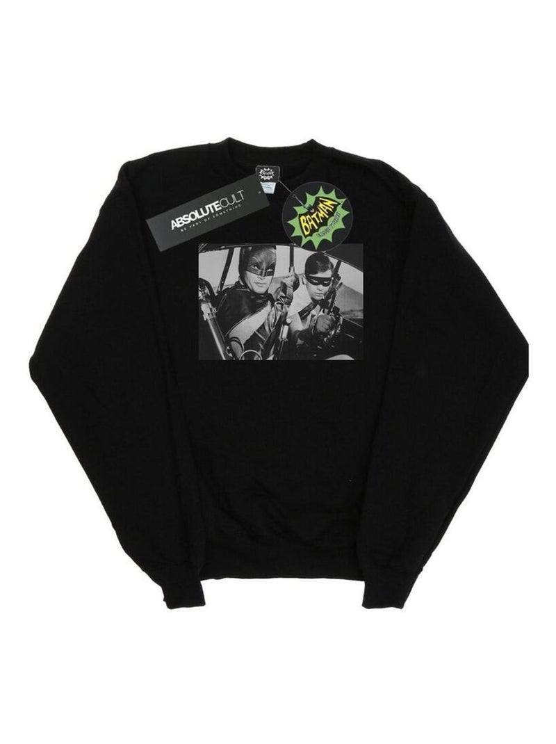 DC Comics - Sweat BATMAN TV SERIES READY FOR ACTION Noir - Kiabi