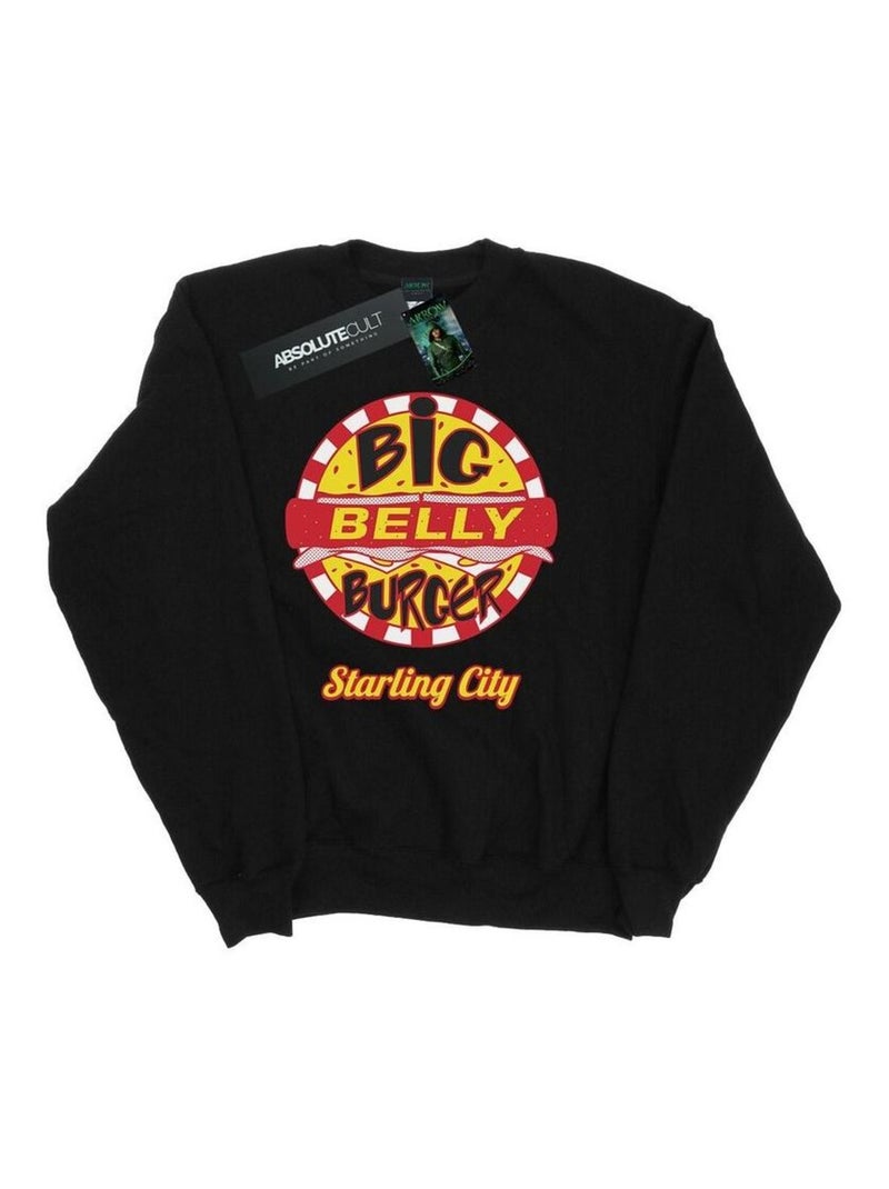 DC Comics - Sweat BELLY BURGER Noir - Kiabi