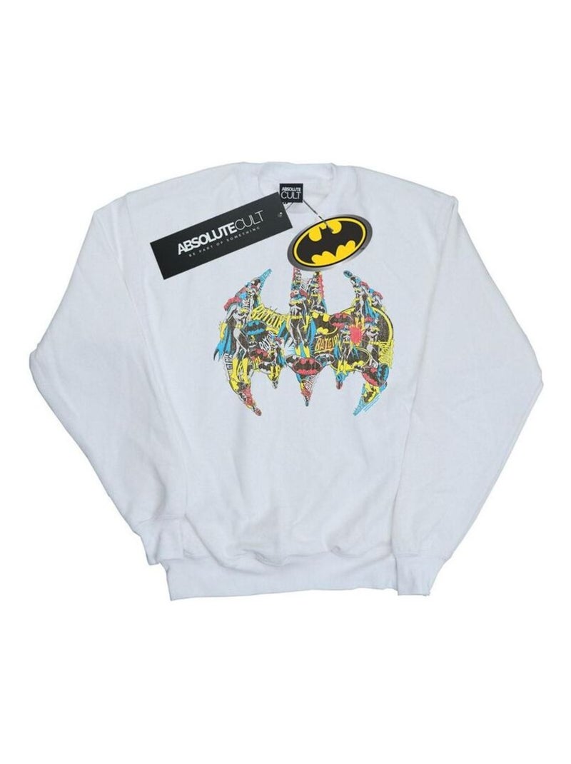 DC Comics - Sweat Blanc - Kiabi