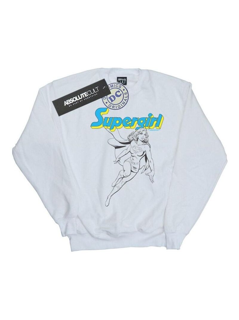 DC Comics - Sweat Blanc - Kiabi