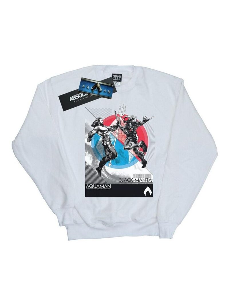 DC Comics - Sweat Blanc - Kiabi