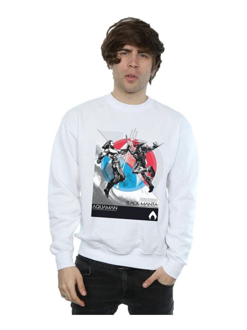 DC Comics - Sweat Blanc - Kiabi