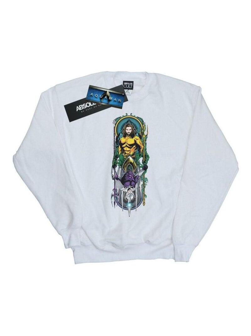 DC Comics - Sweat Blanc - Kiabi