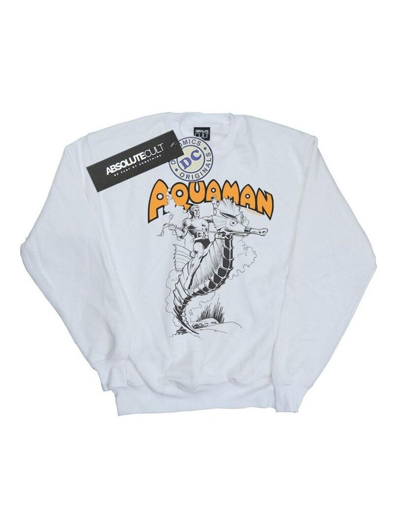 DC Comics - Sweat Blanc - Kiabi