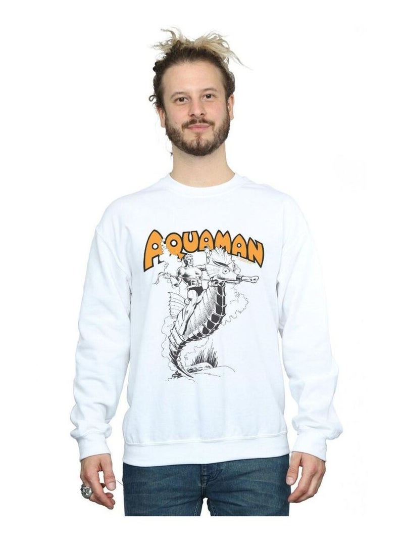 DC Comics - Sweat Blanc - Kiabi