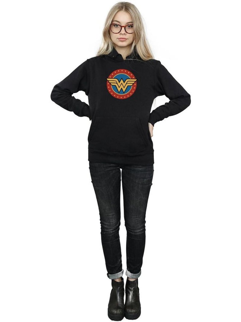 DC Comics - Sweat ? capuche Noir - Kiabi