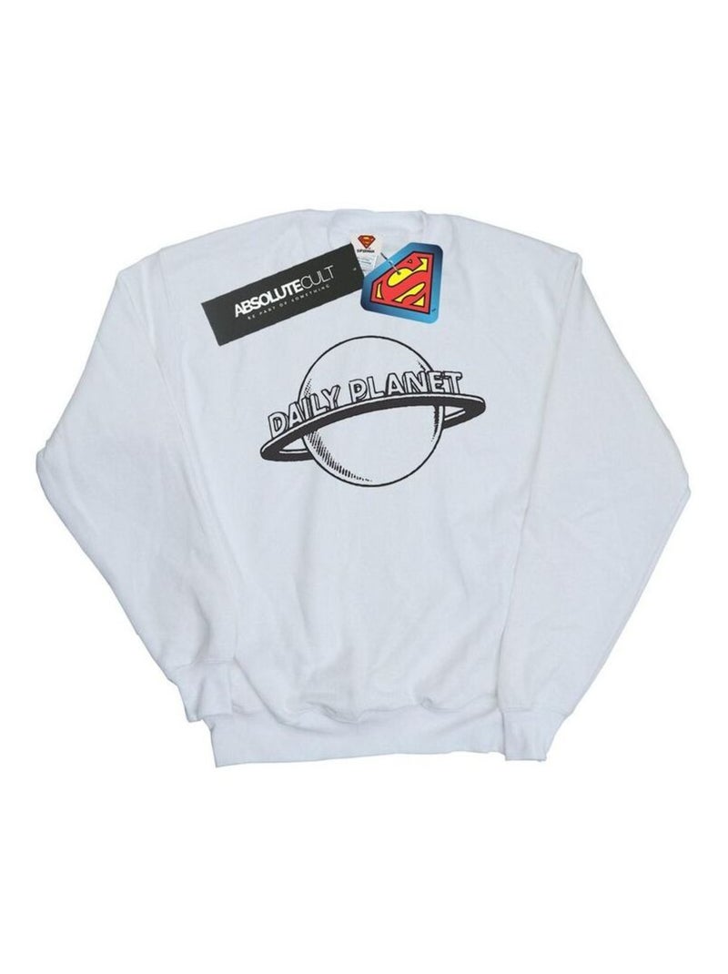 DC Comics - Sweat DAILY PLANET Blanc - Kiabi